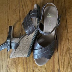 Clarks Collection Wedge Sandals